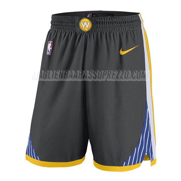 pantaloncini basket golden state warriors di statement edition 2019 nero