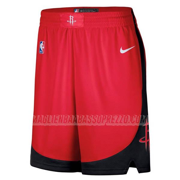 pantaloncini basket houston rockets di icon edition 2023 rosso