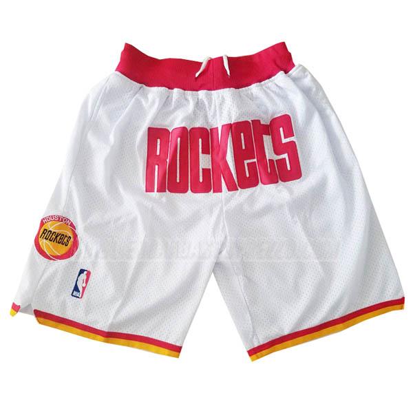 pantaloncini basket houston rockets di just don classic edition bianco