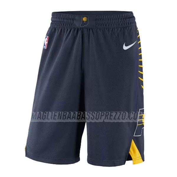 pantaloncini basket indiana pacers di icon edition 2023 blu navy