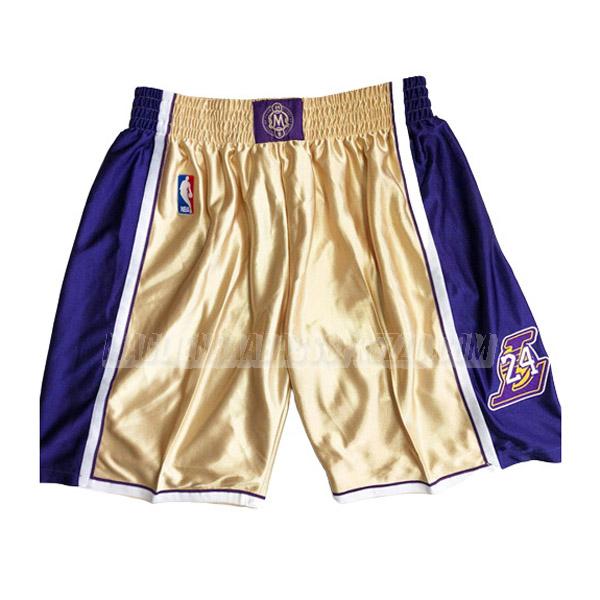 pantaloncini basket kobe bryant los angeles lakers di oro