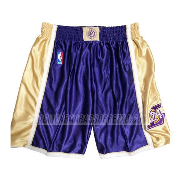 pantaloncini basket kobe bryant los angeles lakers di porpora