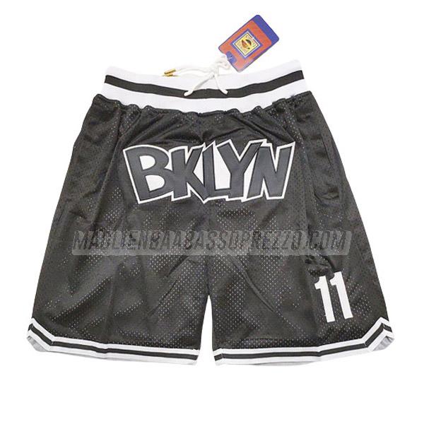 pantaloncini basket kyrie irving brooklyn nets di just don nero