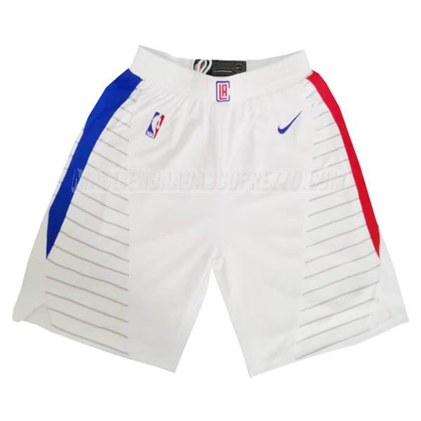 pantaloncini basket los angeles clippers di association edition 2023 bianco