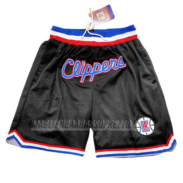 pantaloncini basket los angeles clippers di just don classic edition nero