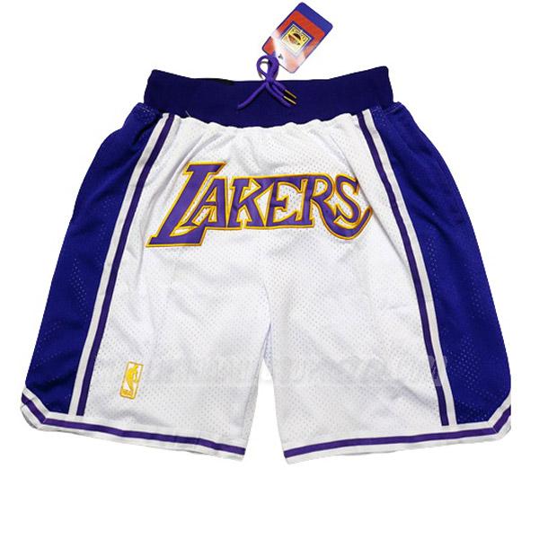 pantaloncini basket los angeles lakers di just don bianco blu