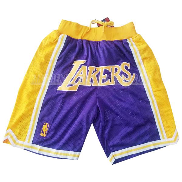 pantaloncini basket los angeles lakers di just don porpora