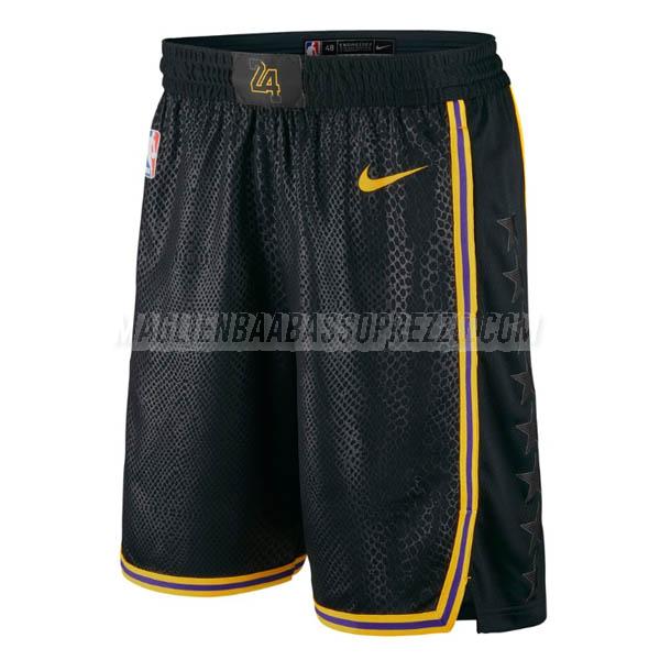 pantaloncini basket los angeles lakers di mamba 2020 nero