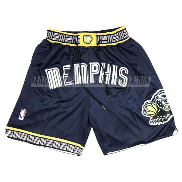 pantaloncini basket memphis grizzlies di just don classic edition blu navy