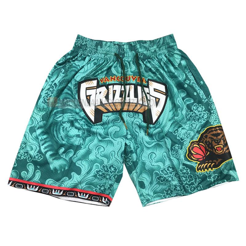 pantaloncini basket memphis grizzlies di tiger year edition 2023 verde