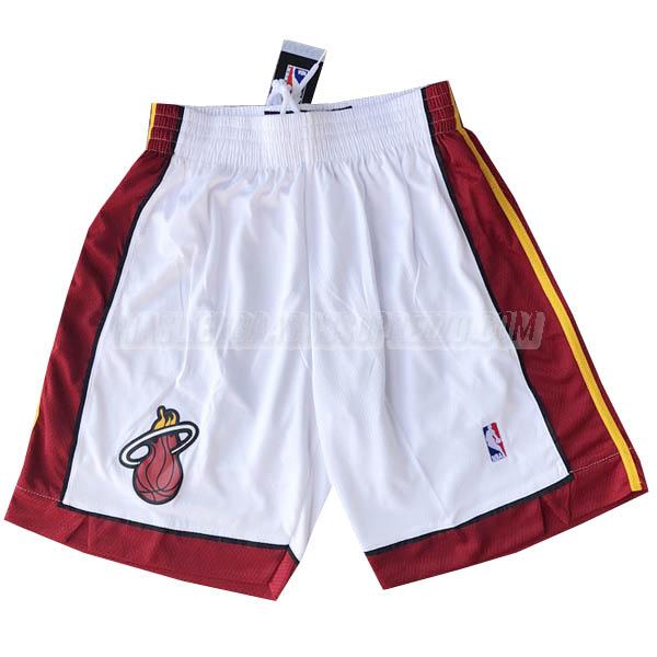 pantaloncini basket miami heat di association edition 2023 bianco