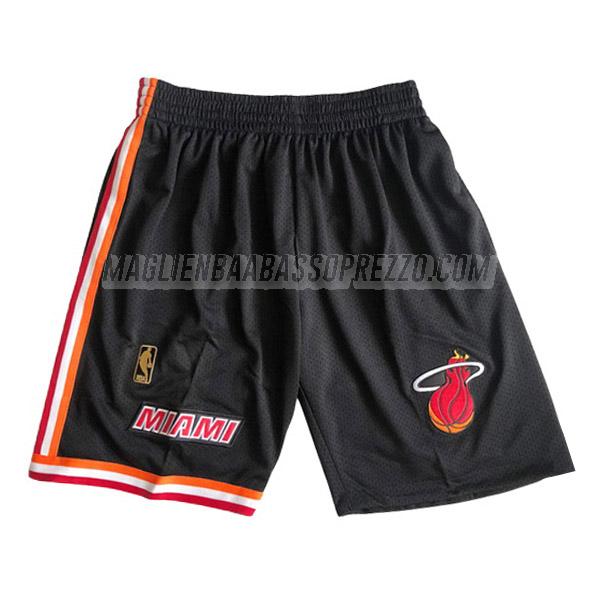 pantaloncini basket miami heat di con tasca nero