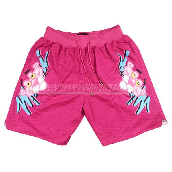 pantaloncini basket miami heat di pink panther rosa