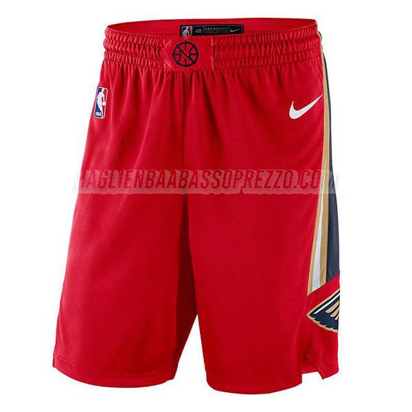 pantaloncini basket new orleans pelicans di statement edition 2023 rosso