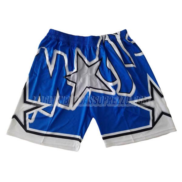 pantaloncini basket orlando magic di big face blu