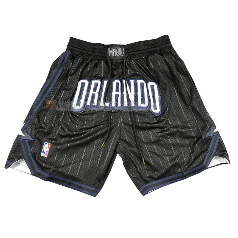 pantaloncini basket orlando magic di city edition 2023 nero