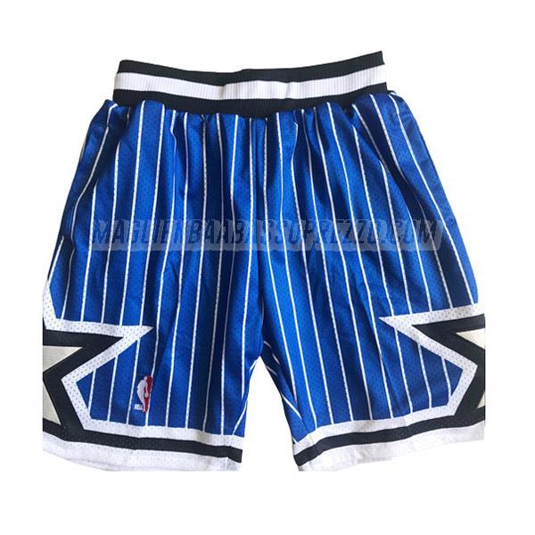 pantaloncini basket orlando magic di con tasca blu