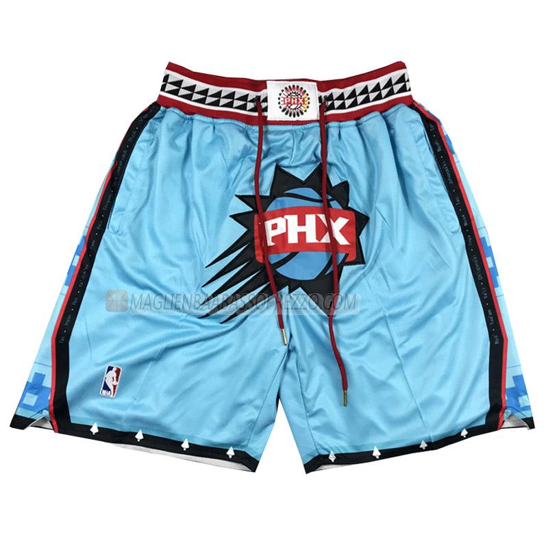 pantaloncini basket phoenix suns di city edition 2023 blu