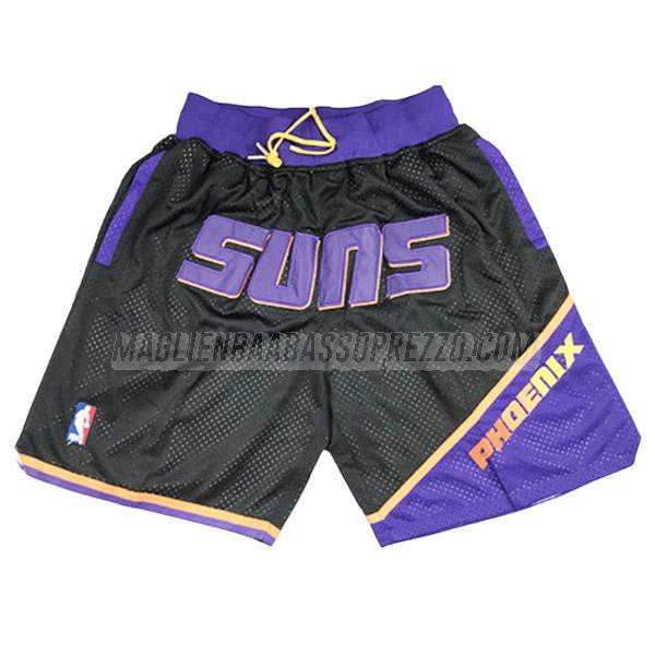 pantaloncini basket phoenix suns di just don classic edition nero