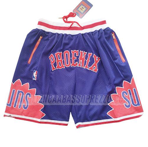 pantaloncini basket phoenix suns di just don classic edition porpora