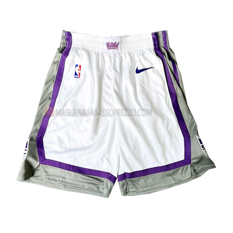 pantaloncini basket sacramento kings di association edition 2022-23 bianco