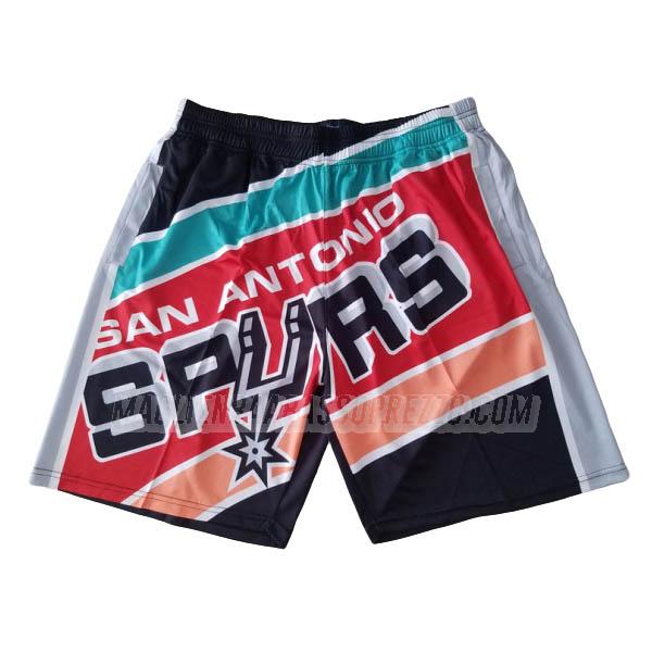 pantaloncini basket san antonio spurs di big face nero