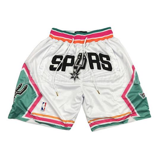 pantaloncini basket san antonio spurs di con tasca city edition 2022 bianco