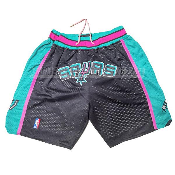 pantaloncini basket san antonio spurs di just don city edition 2021 nero