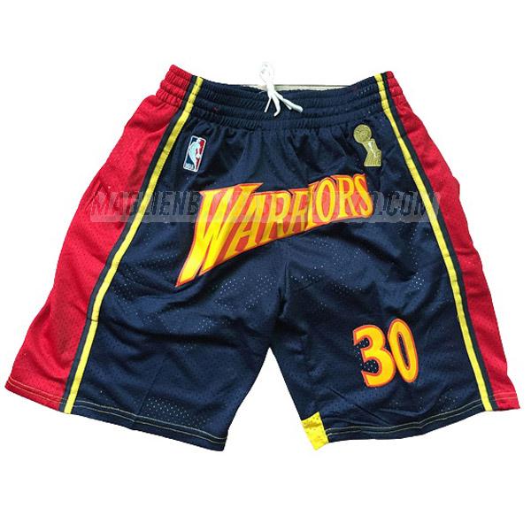 pantaloncini basket stephen curry golden state warriors di just don blu navy