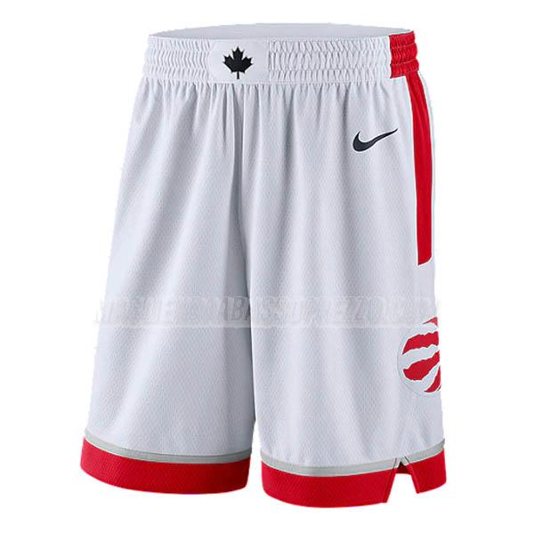 pantaloncini basket toronto raptors di association edition 2023 bianco