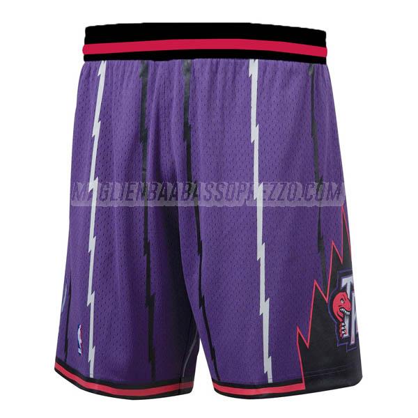 pantaloncini basket toronto raptors di classic edition 2015 porpora