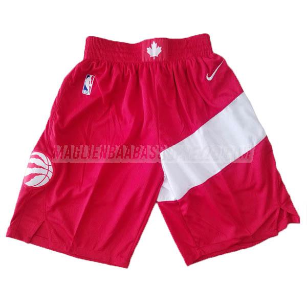 pantaloncini basket toronto raptors di earned edition 2019 rosso