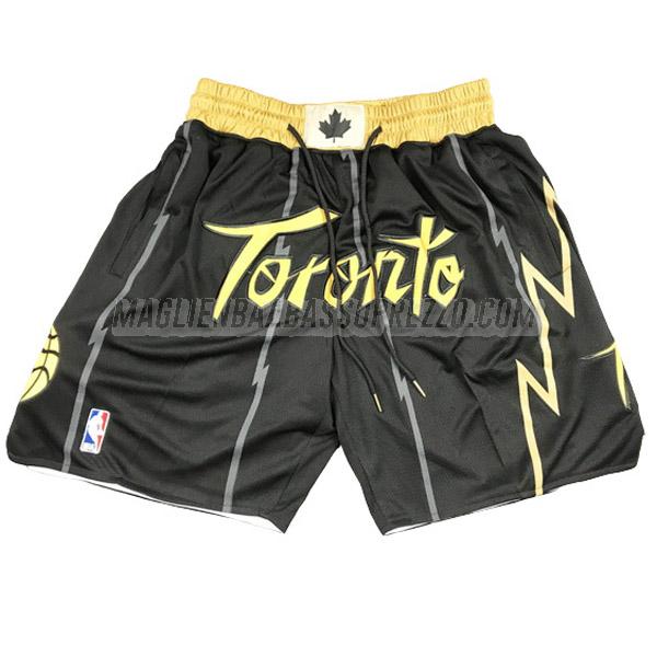 pantaloncini basket toronto raptors di just don classic edition nero