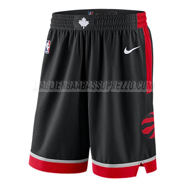 pantaloncini basket toronto raptors di statement edition 2023 nero