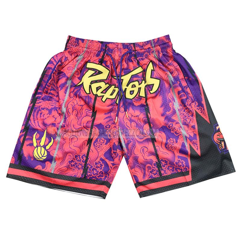 pantaloncini basket toronto raptors di tiger year edition 2023 rosso